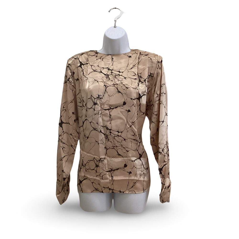 Vintage Bethany Satin Blouse